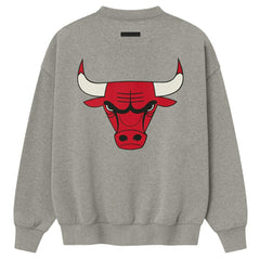 Chicago Bulls Fear of God x NBA Unisex Sport Sweatshirt Heather Gray