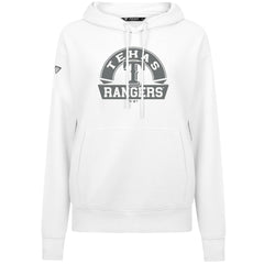 Texas Rangers Levelwear Women's Adorn Banner Arch Hoodie - White Hoodies