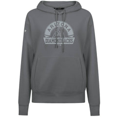 Arizona Diamondbacks Levelwear Women's Adorn Banner Arch Hoodie - Stone Hoodies