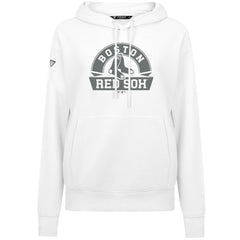 Boston Red Sox Levelwear Women's Adorn Banner Arch Hoodie - White Hoodies