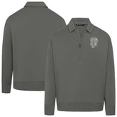 San Francisco Giants Levelwear Women's Canmore Chenille Logo Quarter-Zip Top - Stone Tops