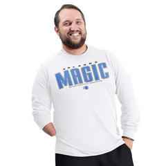 Orlando Magic G-III Sports by Carl Banks Adaptive Printed Mesh Effect Long Sleeve T-Shirt White outlet