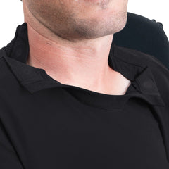 New York Knicks G-III Sports by Carl Banks Adaptive Printed Mesh Effect Long Sleeve T-Shirt Black