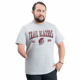 Portland Trail Blazers G-III Sports by Carl Banks Adaptive Classic Team Spirit Short Sleeve T-Shirt Gray