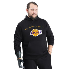 Los Angeles Lakers G-III Sports by Carl Banks Adaptive Team Arc Fleece Hoodie Black