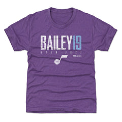 Ace Bailey Utah Jazz 500 Level Youth Elite T-Shirt Purple