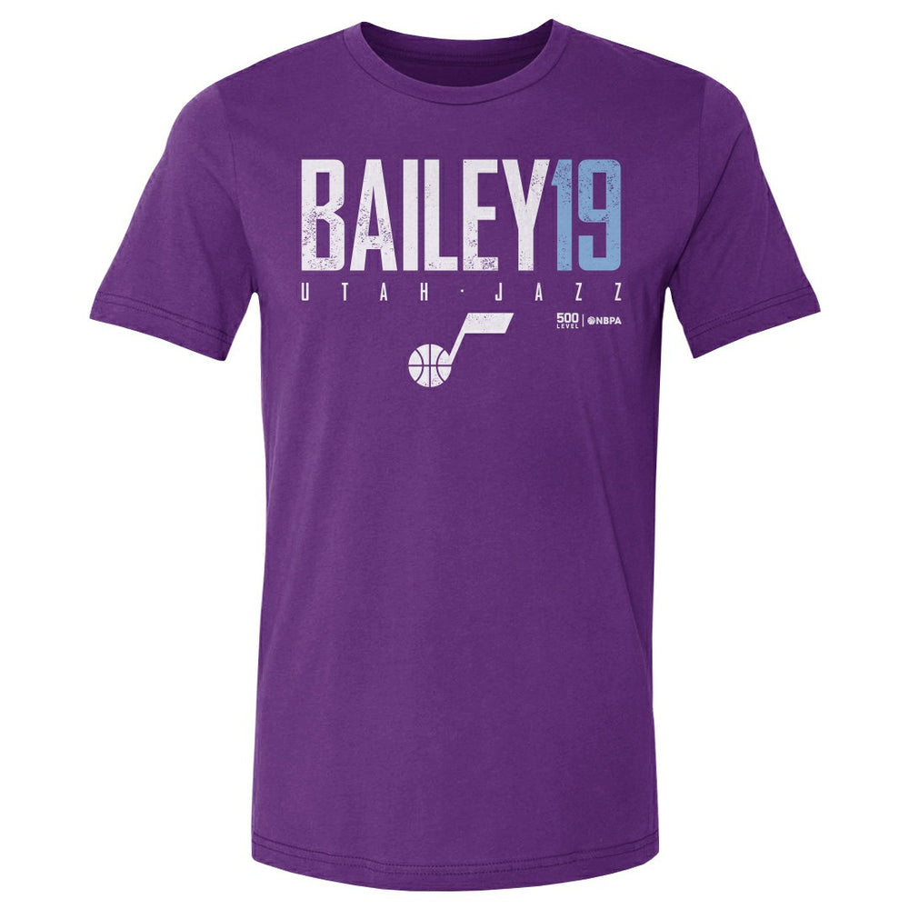 Ace Bailey Utah Jazz 500 Level Elite T-Shirt Purple outlet