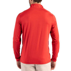 Kansas City Chiefs Cutter & Buck Coastline Epic Comfort Recycled Quarter-Zip Pullover - Red Pullover