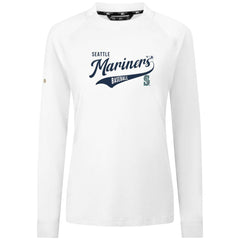 Seattle Mariners Levelwear Women's Slender Glide T-Shirt - White T-shirts