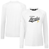 Pittsburgh Pirates Levelwear Women's Slender Glide T-Shirt - White T-shirts