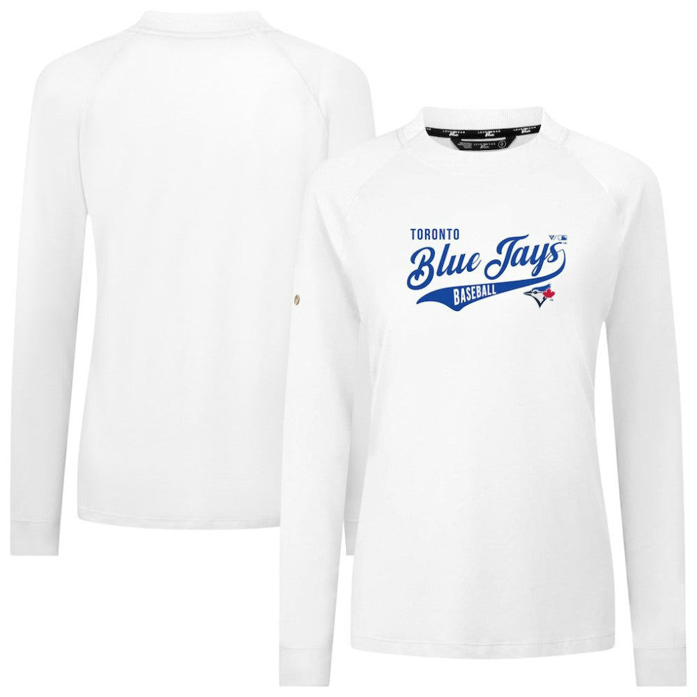 Toronto Blue Jays Levelwear Women's Slender Glide T-Shirt - White T-shirts