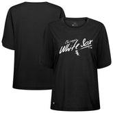 Chicago White Sox Levelwear Women's Bloom Sizzle T-Shirt - Black T-shirts