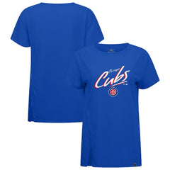 Chicago Cubs Levelwear Women's Influx Sizzle T-Shirt - Royal T-shirts
