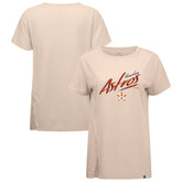 Houston Astros Levelwear Women's Influx Sizzle T-Shirt - Khaki T-shirts