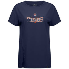 Detroit Tigers Levelwear Women's Influx Journey T-Shirt - Navy T-shirts