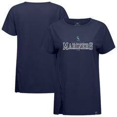 Seattle Mariners Levelwear Women's Influx Journey T-Shirt - Navy T-shirts