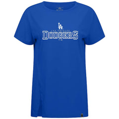 Los Angeles Dodgers Levelwear Women's Influx Journey T-Shirt - Royal T-shirts