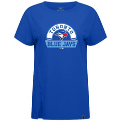 Toronto Blue Jays Levelwear Women's Influx Banner Arch T-Shirt - Royal T-shirts