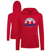 Philadelphia Phillies Levelwear Women's Relay Banner Arch Long Sleeve T-Shirt Hoodie - Red Hoodies
