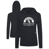 Chicago White Sox Levelwear Women's Relay Banner Arch Long Sleeve T-Shirt Hoodie - Black Hoodies