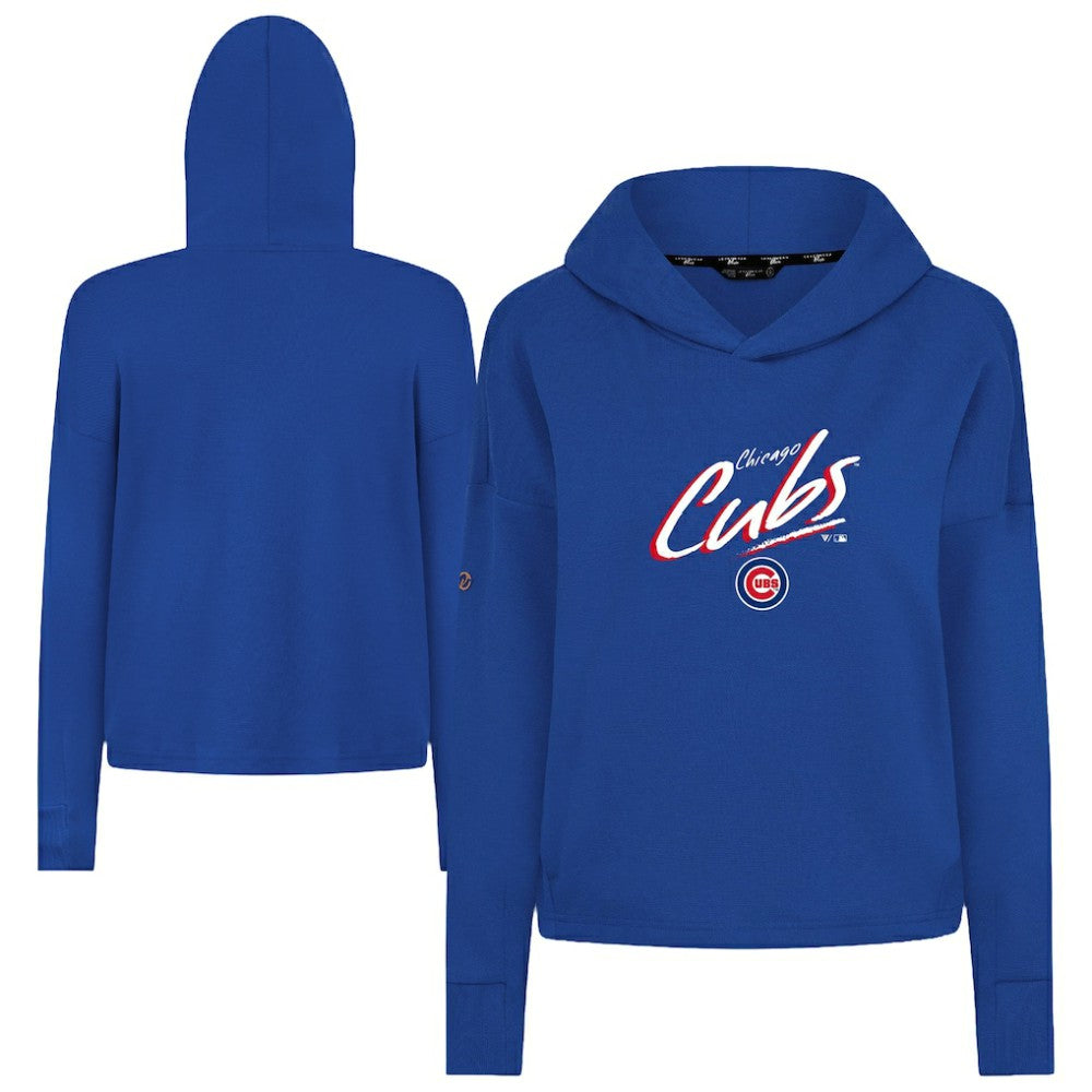 Chicago Cubs Levelwear Women's Sweet Sizzle Tri-Blend Hoodie - Royal Hoodies