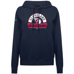 Cleveland Guardians Levelwear Women's Adorn Banner Arch Hoodie - Navy Hoodies