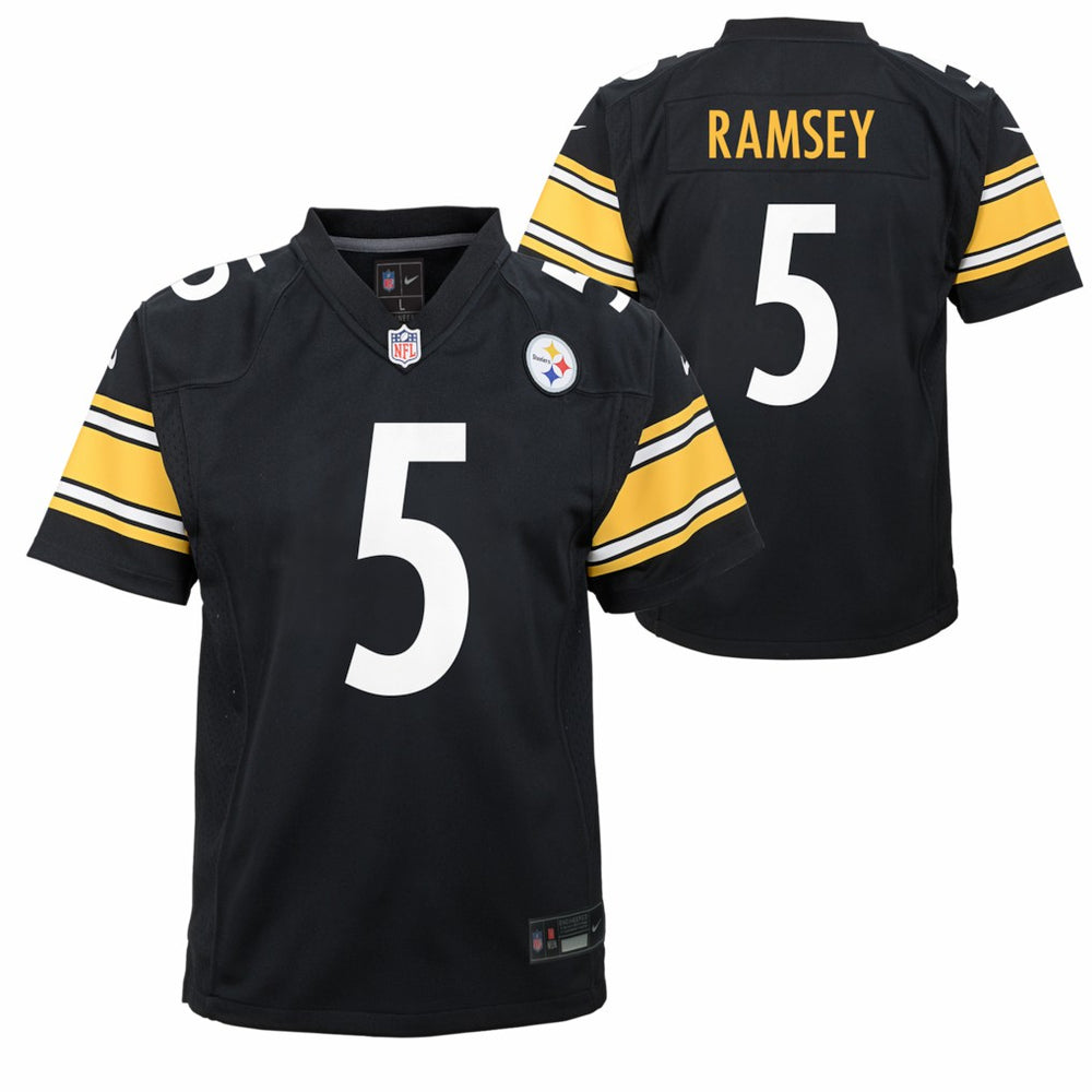 Jalen Ramsey Pittsburgh Steelers Youth Team Game Jersey - Black Jerseys