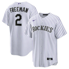 Tyler Freeman Colorado Rockies Nike Youth Home Replica Jersey - White Jerseys