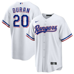 Ezequiel Duran Texas Rangers Nike Youth Home Replica Jersey - White Jerseys