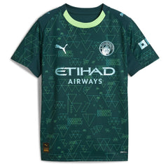 Erling Haaland Manchester City x EA SPORTS FC Youth 2025/26 Fourth Jersey Green - Puma outlet