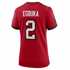Emeka Egbuka Tampa Bay Buccaneers Women's Team Game Jersey - Red Jerseys