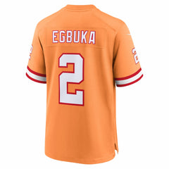 Emeka Egbuka Tampa Bay Buccaneers Alternate 2 Game Jersey - Creamsicle Jerseys
