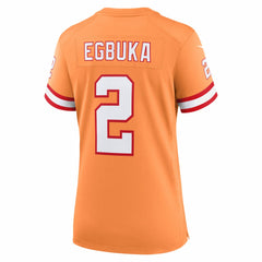 Emeka Egbuka Tampa Bay Buccaneers Women's Alternate 2 Game Jersey - Creamsicle Jerseys