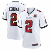Emeka Egbuka Tampa Bay Buccaneers 50th Season Game Jersey - White Jerseys