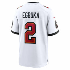 Emeka Egbuka Tampa Bay Buccaneers 50th Season Game Jersey - White Jerseys