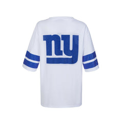 New York Giants Cuce Women's Rhinestone V-Neck Tunic - White