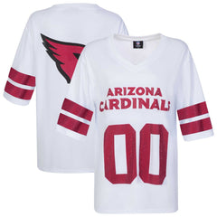 Arizona Cardinals Cuce Women's Rhinestone V-Neck Tunic - White