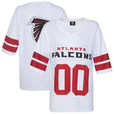 Atlanta Falcons Cuce Women's Rhinestone V-Neck Tunic - White