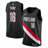 Yang Hansen Portland Trail Blazers Unisex Swingman Jersey Icon Edition Black - Nike