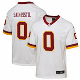 Mike Sainristil Washington Commanders Youth Alternate 2 Game Jersey - White Jerseys