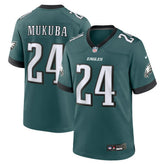 Andrew Mukuba Philadelphia Eagles Team Game Jersey - Midnight Green Jerseys