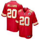 Nohl Williams Kansas City Chiefs Team Game Jersey - Red Jerseys