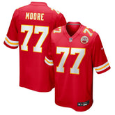 Jaylon Moore Kansas City Chiefs Team Game Jersey - Red Jerseys