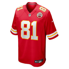 Nikko Remigio Kansas City Chiefs Team Game Jersey - Red Jerseys