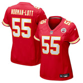 Omarr Norman-Lott Kansas City Chiefs Women's Team Game Jersey - Red Jerseys