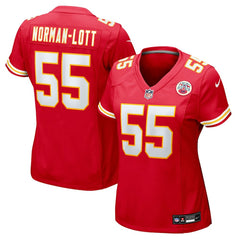 Omarr Norman-Lott Kansas City Chiefs Women's Team Game Jersey - Red Jerseys