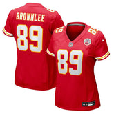 Jason Brownlee Kansas City Chiefs Women's Team Game Jersey - Red Jerseys