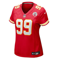 Jerry Tillery Kansas City Chiefs Women's Team Game Jersey - Red Jerseys