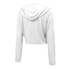 Patrick Mahomes Kansas City Chiefs Majestic Threads Women's Glitter Wordmark Hoodie - White Hoodies