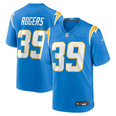 Eric Rogers Los Angeles Chargers Team Game Jersey - Powder Blue Jerseys